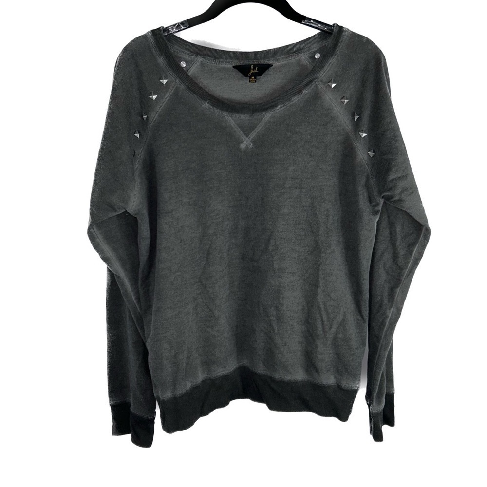 Jack Sweater Lightweight Long Sleeve Studded 90s style Pullover Crewneck Top M